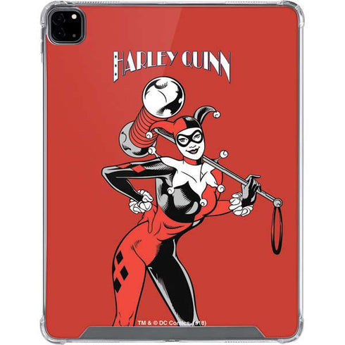 DC Comics Harley Quinn Classic Art Pose iPad Pro 12.9in (2020) Clear Case